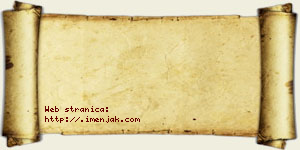 Isidora Momčilović vizit kartica